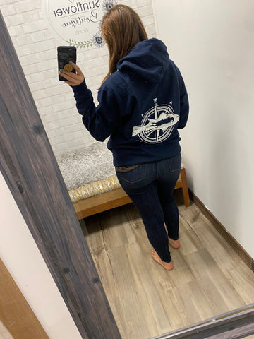 LI Lifestyle Bass Hoodies-Navy