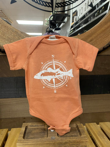 LFC Bass Baby Bodysuit -Salmon