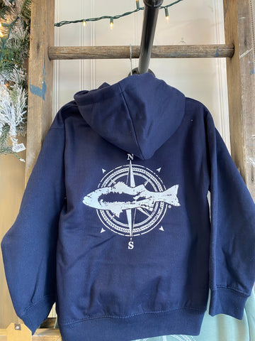 Lifestyle Youth Hoodie-Navy